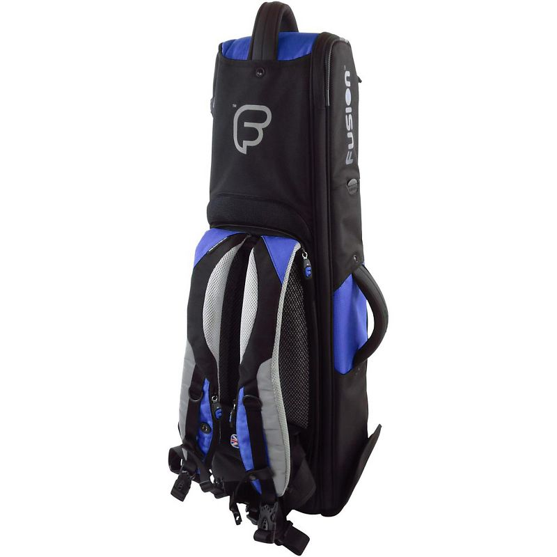 Fusion Premium Bass Trombone Bag Black and Blue