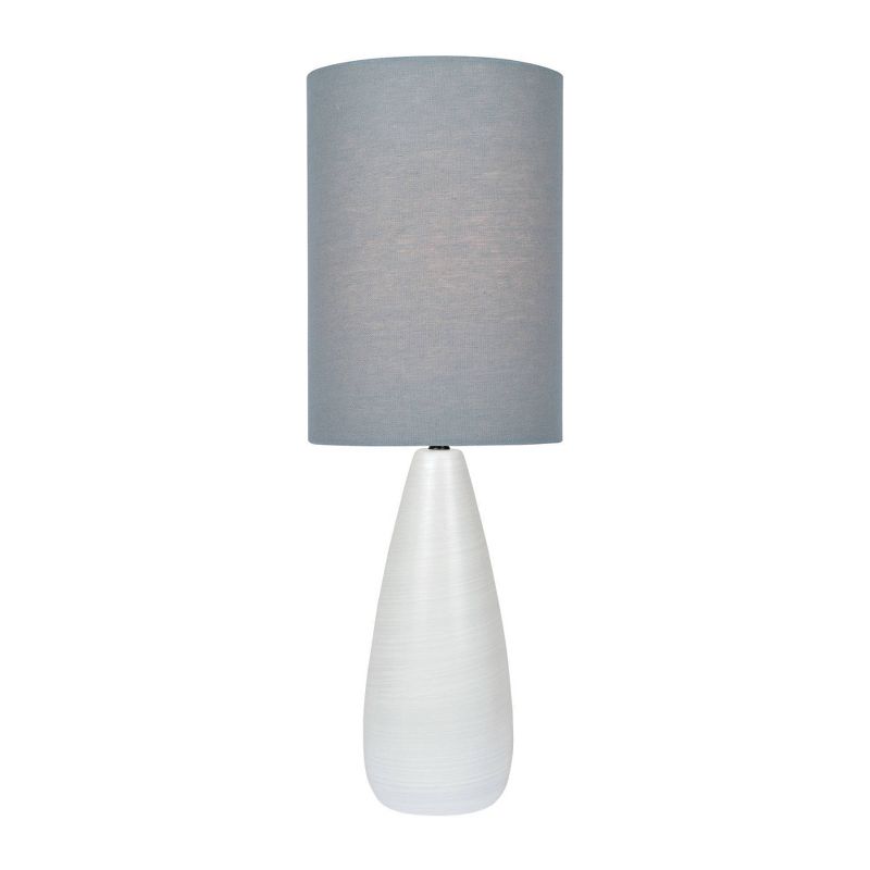 Quatro Table Lamp Brushed White  - Lite Source