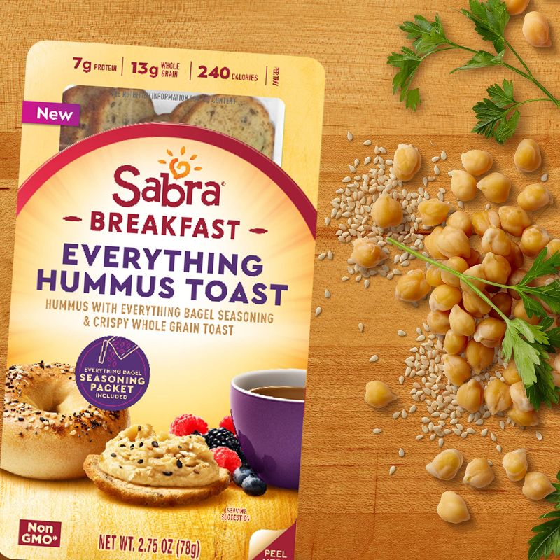 Sabra Breakfast Everything Hummus Toast - 2.75oz