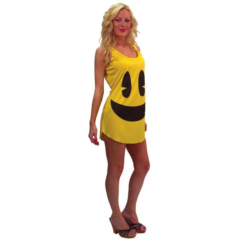 Seasonal Visions Pac-Man Deluxe Costume Tank Costume Dress Adult/Teen Standard