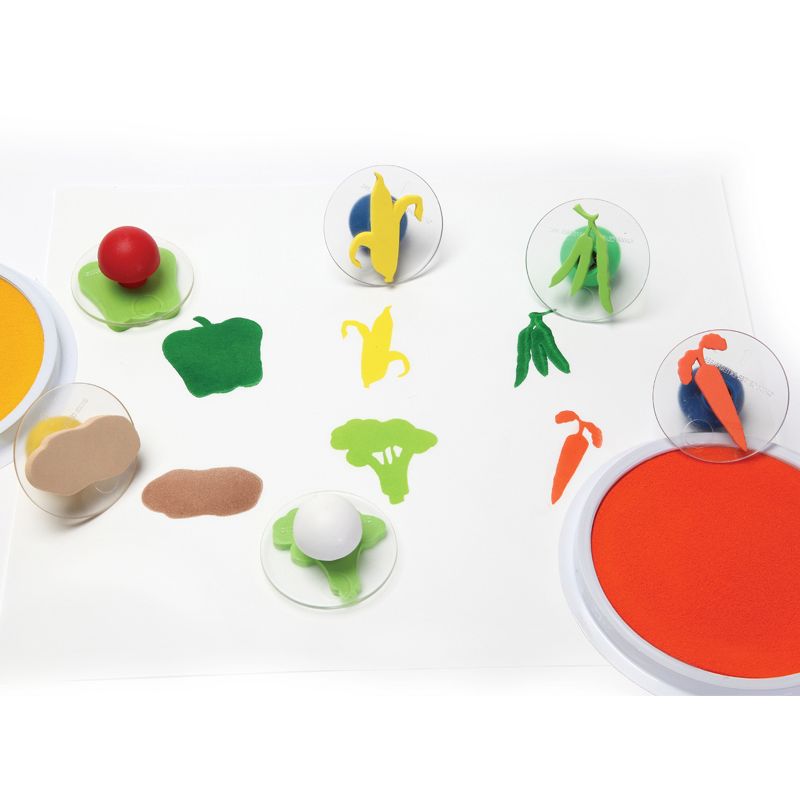Ready 2 Learn Giant Stampers - Vegetables - Set of 6
