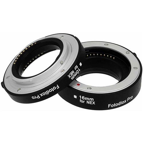Fotodiox Auto Macro Extension Tube Kit for Sony E-Mount (NEX) Mirrorless Camera