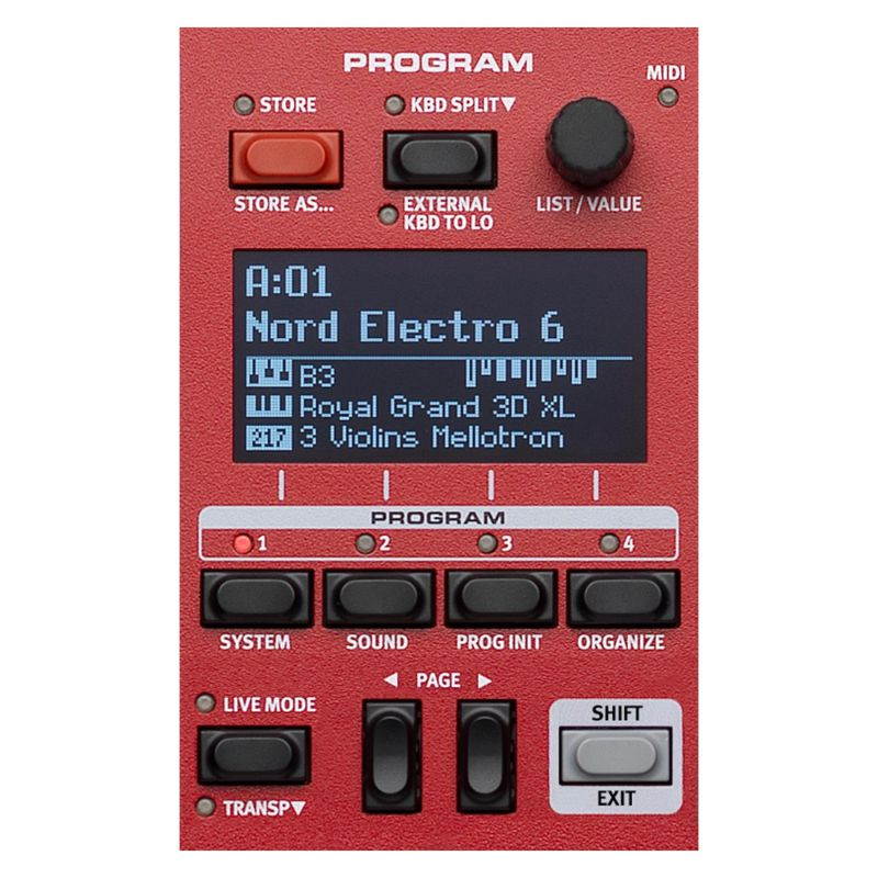 NORD Electro 6D 73-Note Semi-Weighted Waterfall Keyboard #AMS-NELECTRO6D-73