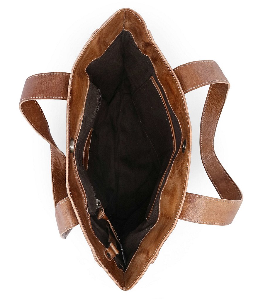 Bed Stu Stevie Leather Pick Stitch Tote Bag