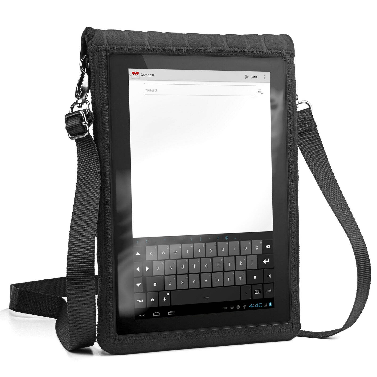 Neoprene Tablet Sleeve with Screen Protector & Adjustable Shoulder Strap
