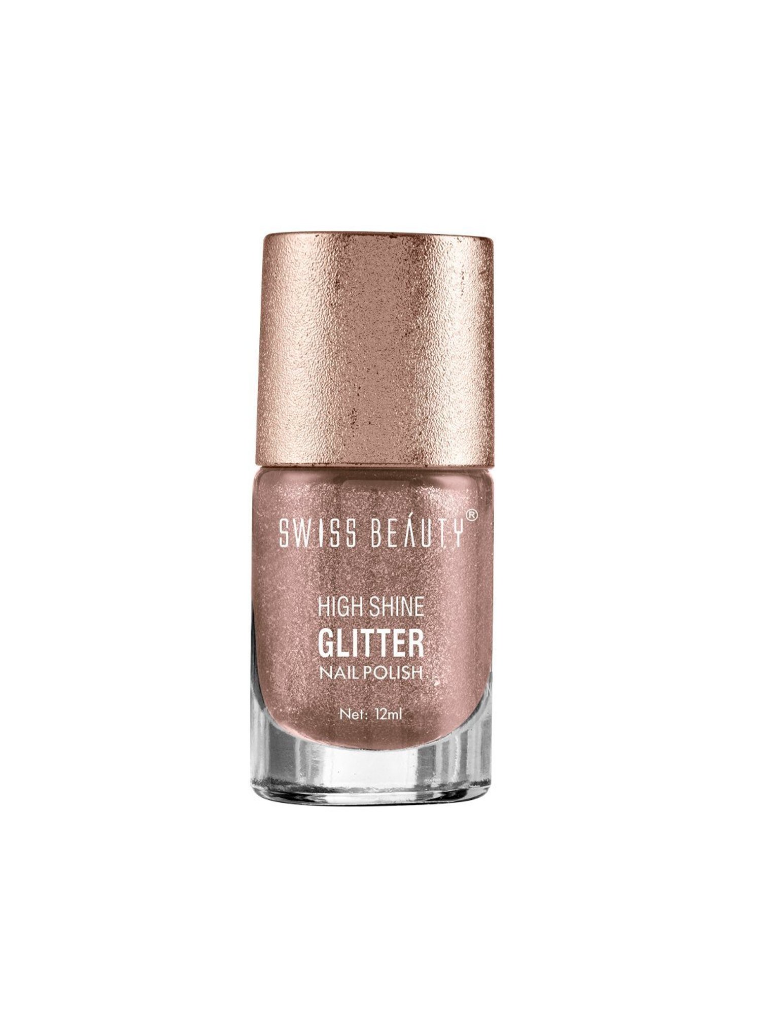 SWISS BEAUTY High Shine Glitter Nail Polish 04 - 12 ml