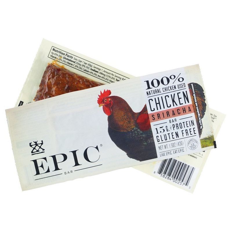 Epic Chicken Sriracha Nutrition Bar - 1.5oz