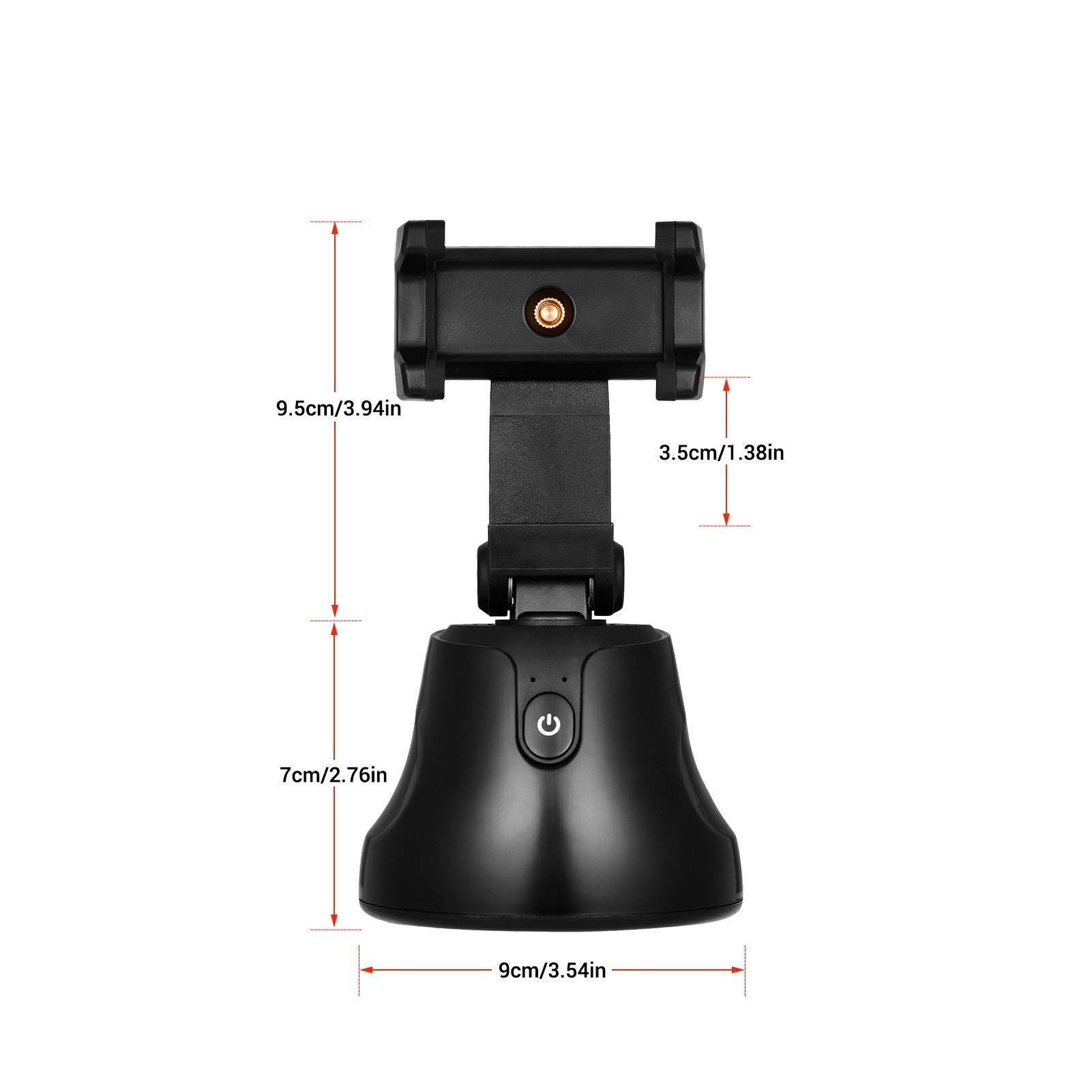 Smart Selfie Stick 360&deg; Rotation Object Tracking Face Tracking Phone Control with Phone Mount 1/4 Thread