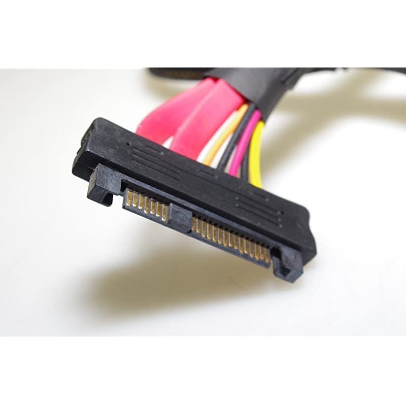 SFF8482 SAS Cable 29Pin Male to Female Hard Disk Extension Cable50CM