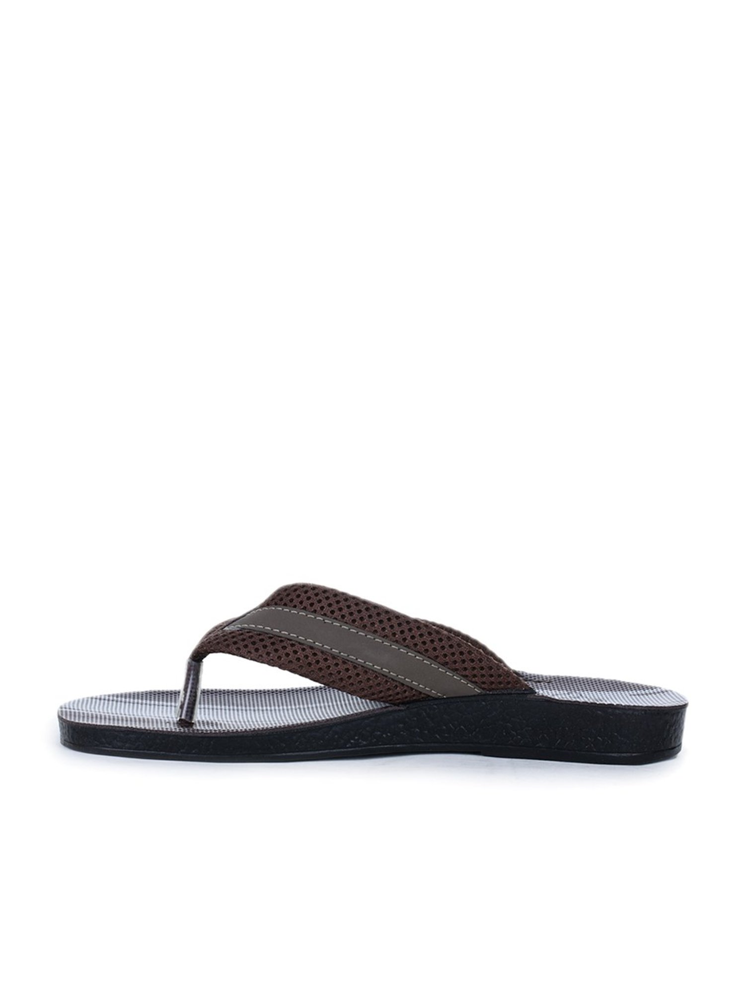 Aha by Liberty Men's Brown & Grey Flip Flops