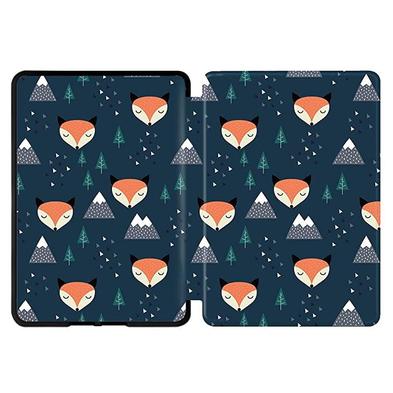 Painting Case for Allnew Kindle Paperwhite 10th Gen 2018 Release onlyWill Not fit Prior Gen Kindle Devices Fox