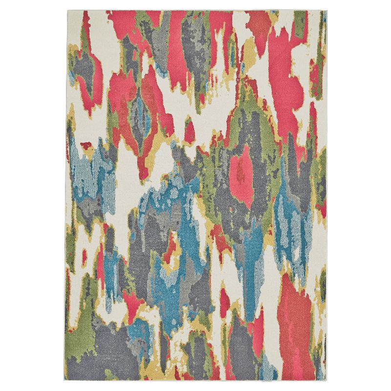 2'2"X4' Tie Dye Design Woven Accent Rugs Sorbet - Weave & Wander