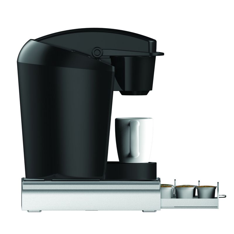 Mind Reader Single Serve Coffee Pod Holder Drawer, 36 Capacity K-Cup, Silver