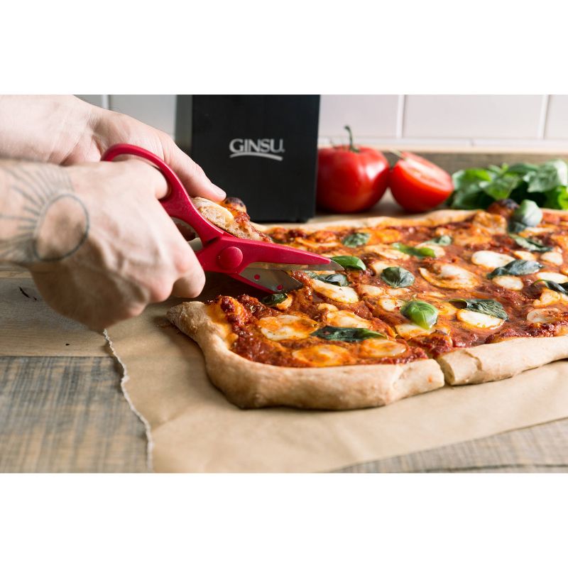 Ginsu Kiso Dishwasher Safe 14pc Knife Block Set Red