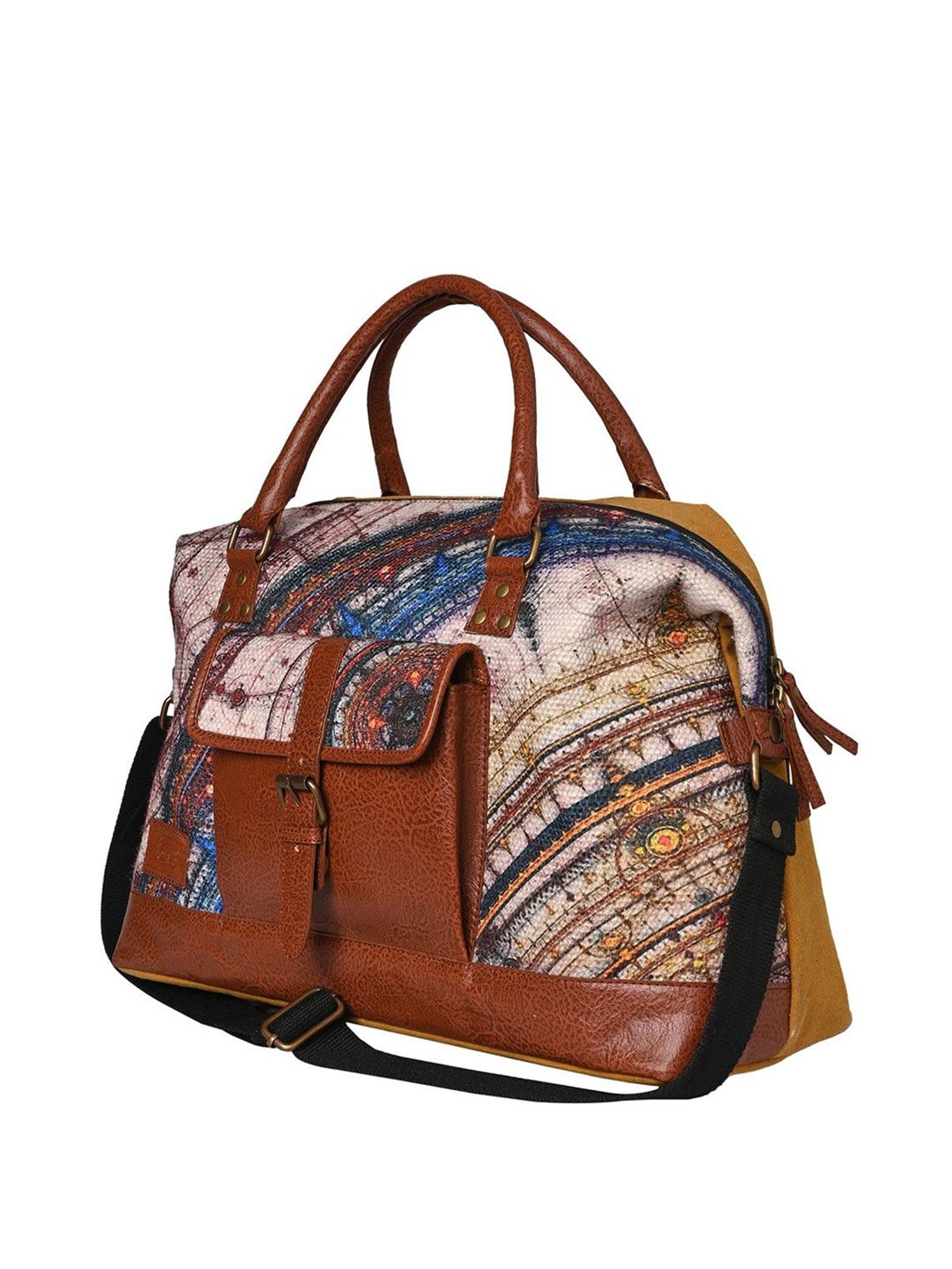 Mona B Astro Multicolor Large Duffle Bag