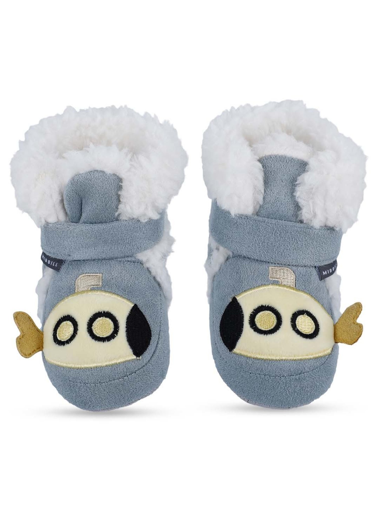 Baby Moo Kids Blue Casual Booties