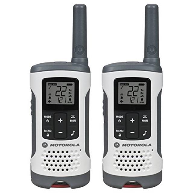 Motorola T260 Two-Way Radio - 37KM Model + NOAA Rechargeable  (Dual Pack)