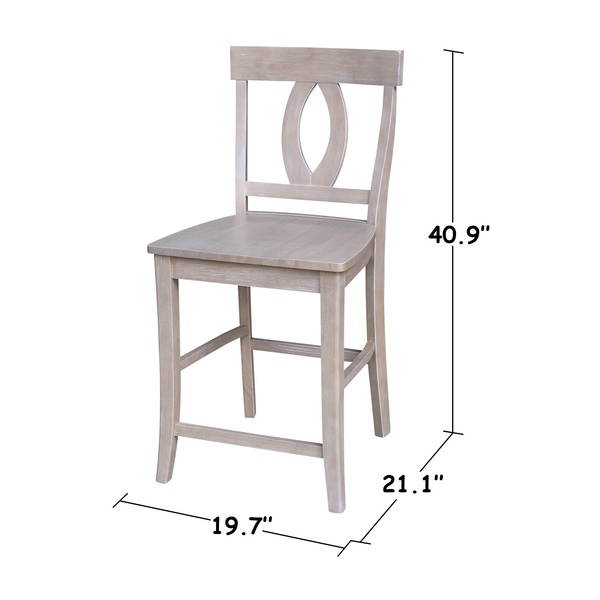 International Concepts S09-1702 Cosmo Counterheight Stool - 24 in. Seat Height