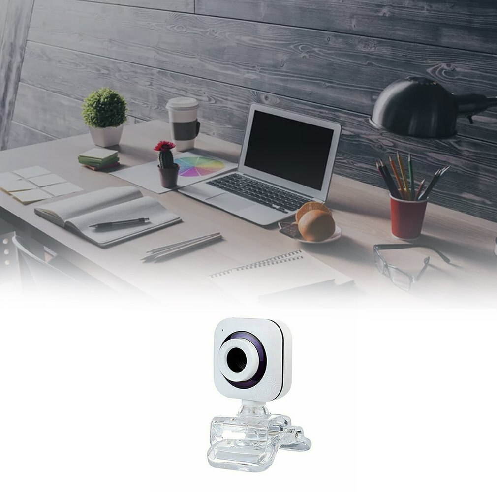 Lejiahong 480P HD Camera USB Drive-free Transparent Clip Video Conferencing Network Class Camera Teaching Cam Webcam