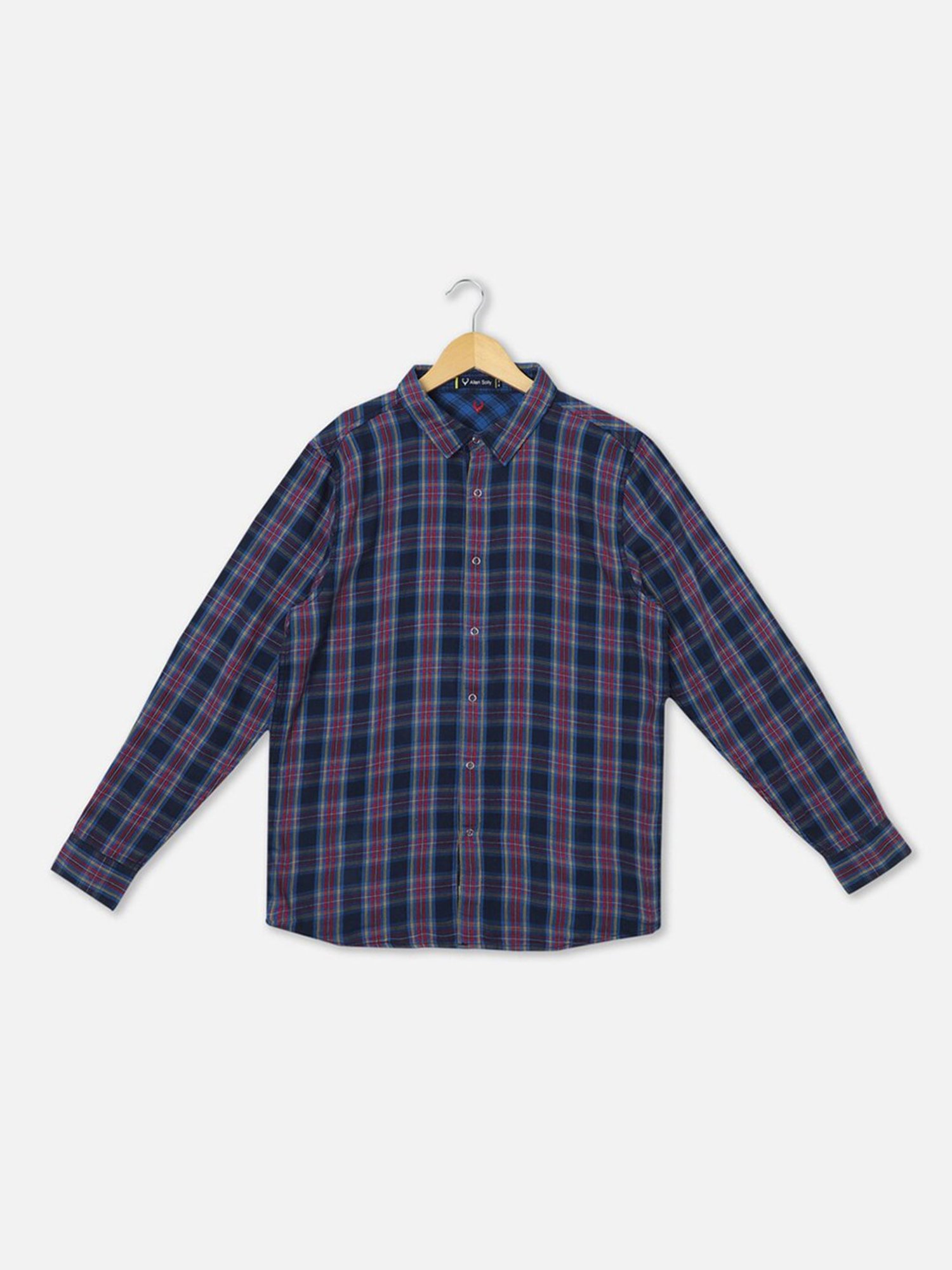 Allen Solly Junior Multicolor Checks Full Sleeves Shirt