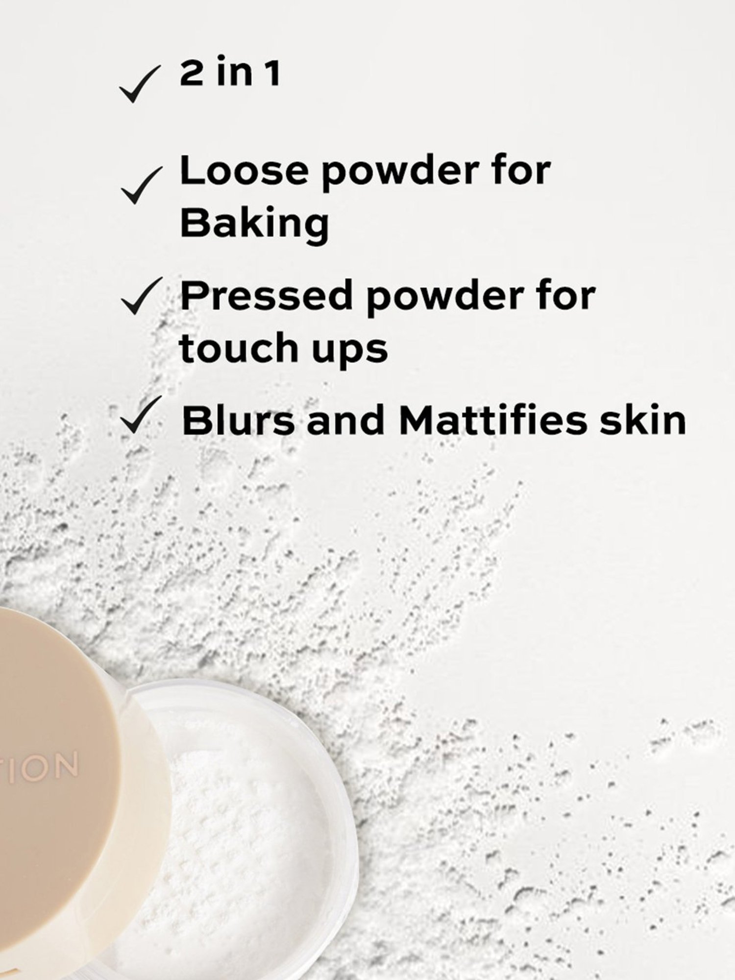 Makeup Revolution IRL Soft Focus 2 in 1 Powder Translucent - 13 gm