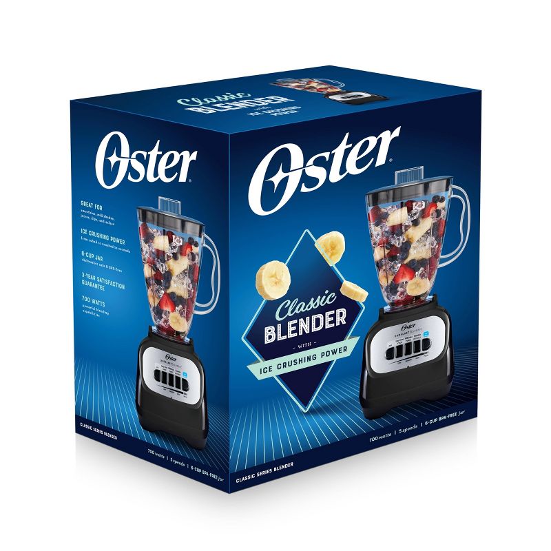 Oster Classic Series 5-Speed Blender - Black BLSTCP-B00-000