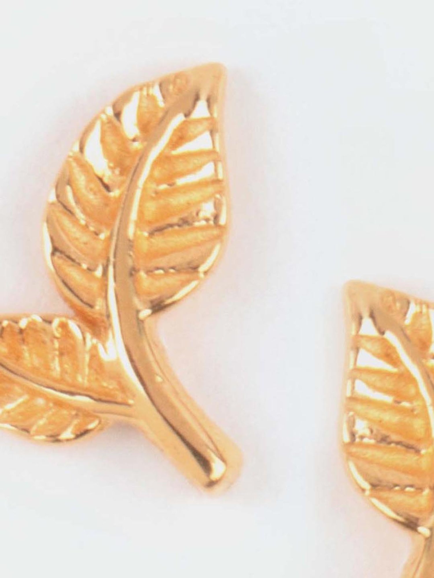 Shaya 92.5 Sterling Silver Leaf of Faith Earrings for Women