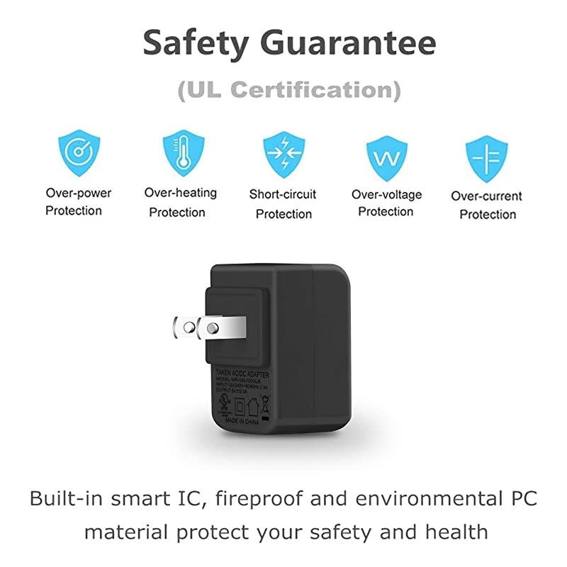 Arlo Ultra Cable Taken Weatherproof OutdoorIndoor Magnetic Charging Cable and Power Adapter for Arlo Ultra 4K Security Camera Black