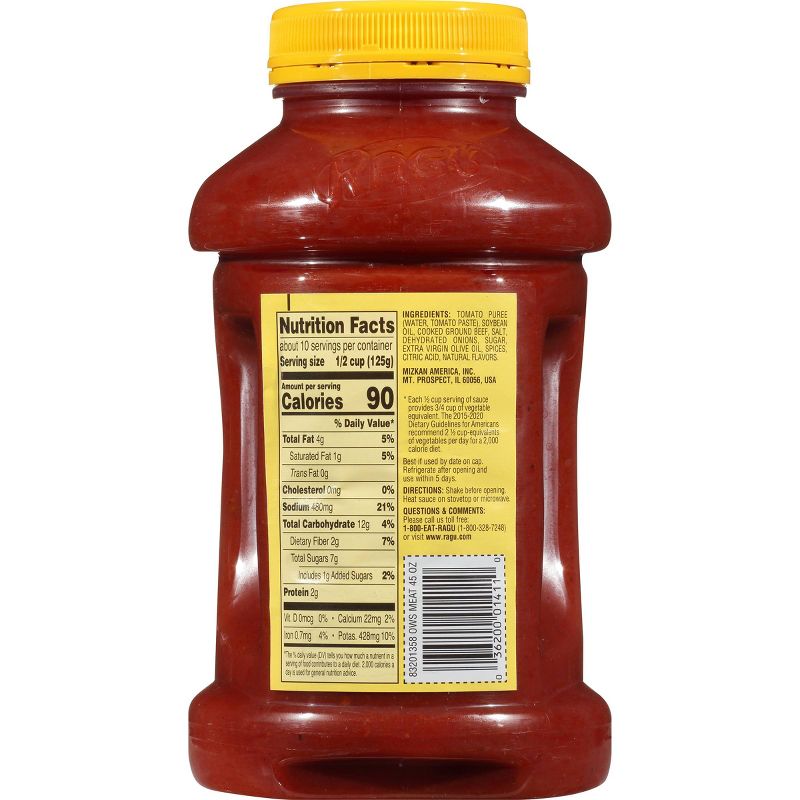 Ragu Old World Style Meat Flavored Pasta Sauce - 45oz