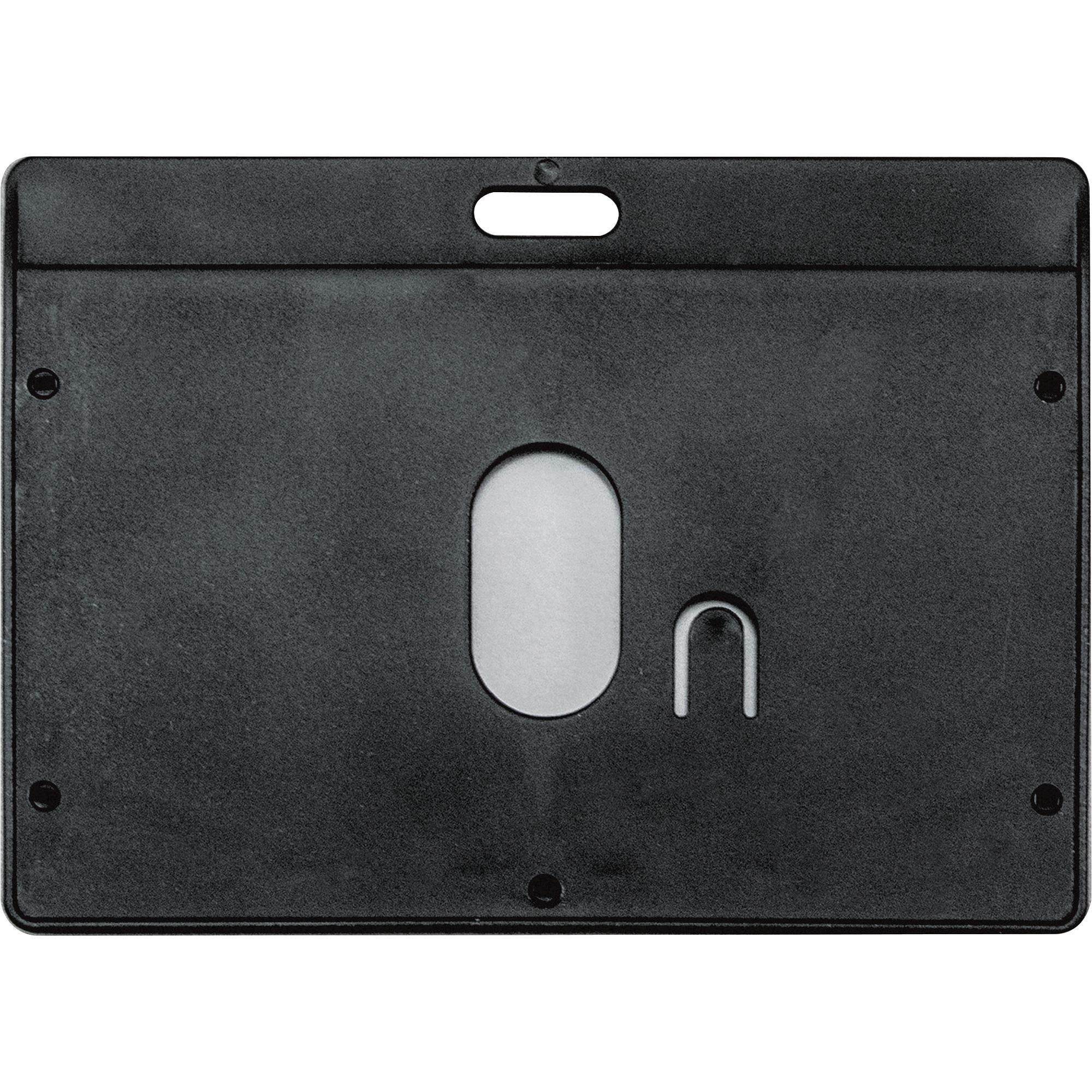 Advantus Horizontal Rigid ID Badge Holder