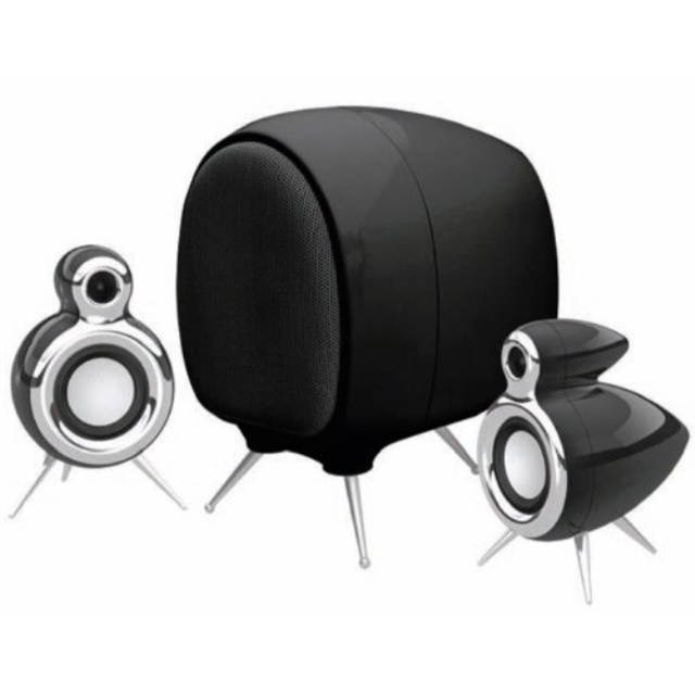 OSD Audio Classic-1 Black 2.1 Desktop Computer Speaker System