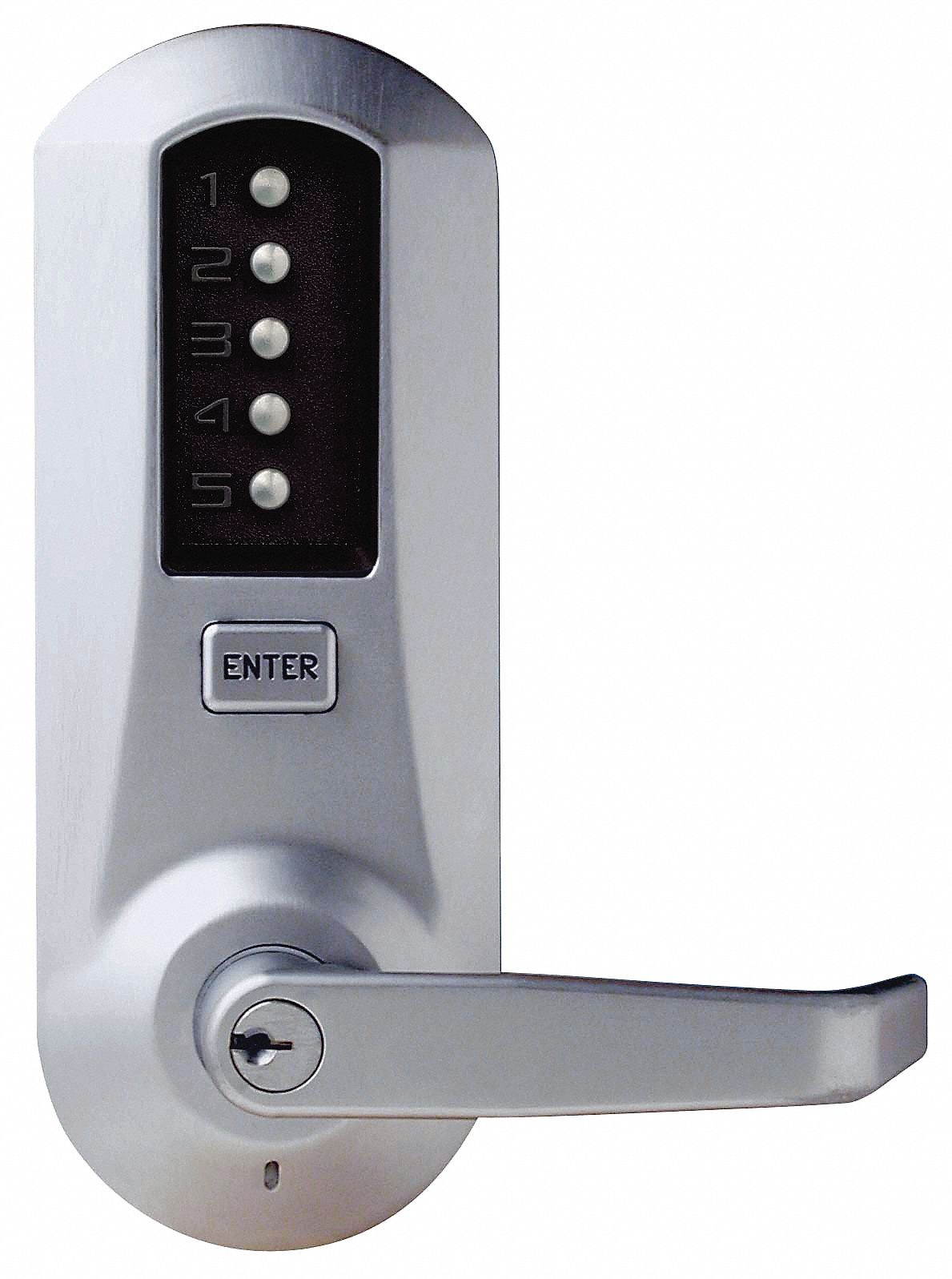 KABA 5021XKWL26D41 Push Button Lock,Entry,Key Override