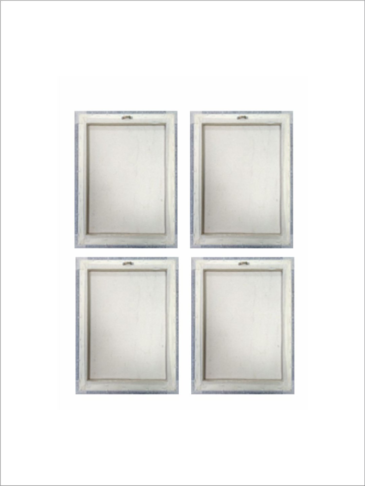 The Art House Abstract Multicolor Canvas Wall Painting - Set of 4