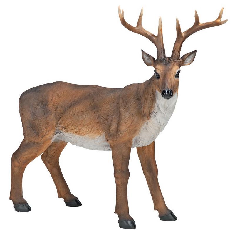 Design Toscano Big Rack Buck Deer Statue - Brown