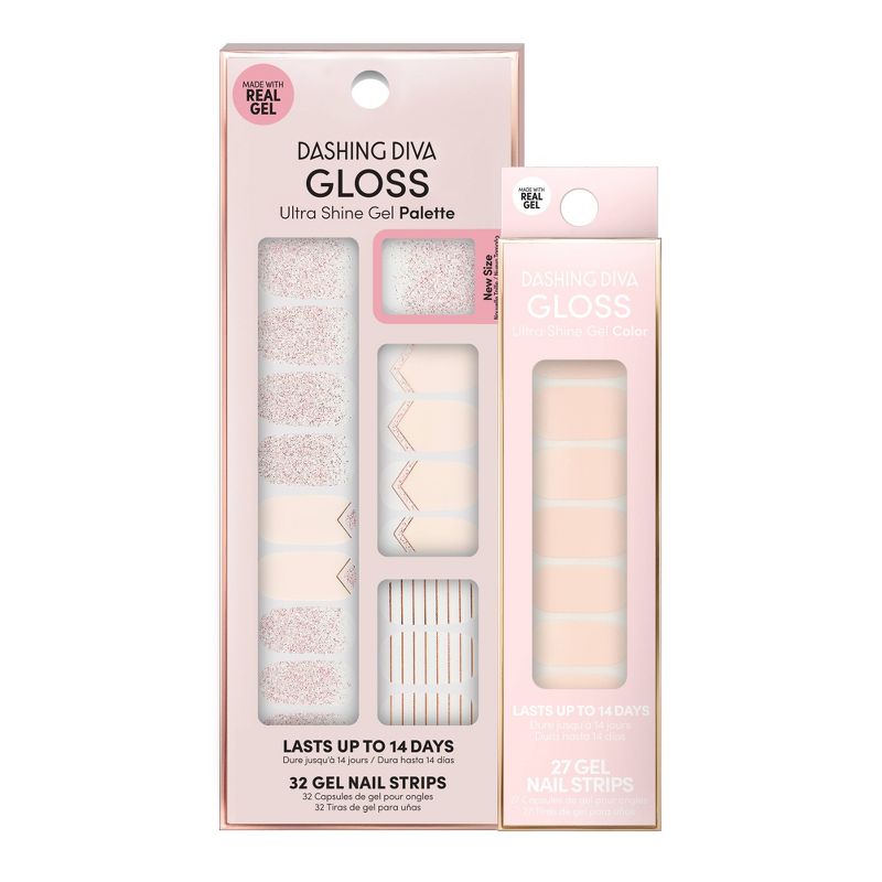 Dashing Diva Gloss Palette More Manis Nail Art Kit - In the Blush - 2pc