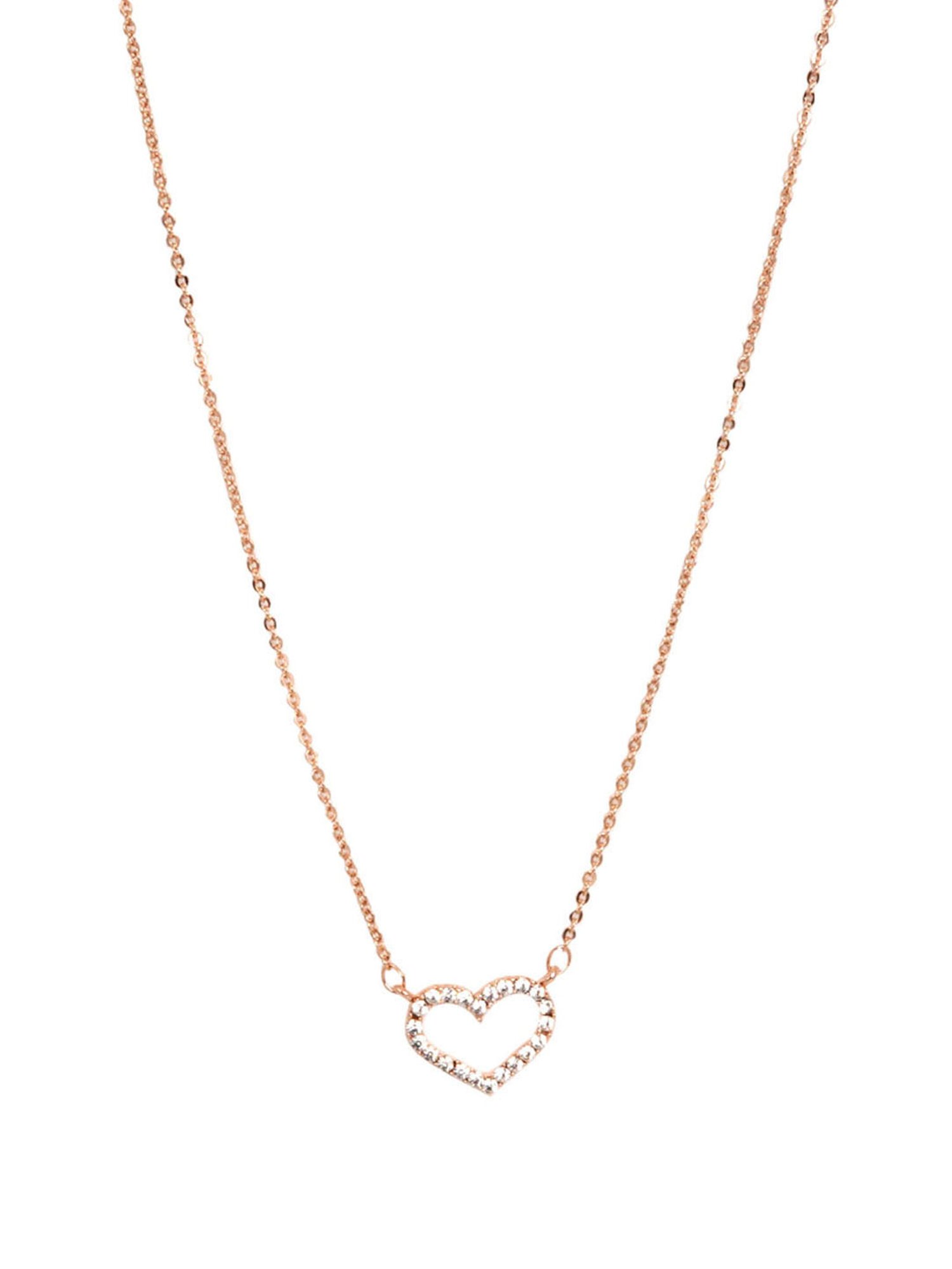 ToniQ Gold-Plated White Baroque Choker Necklace for Women