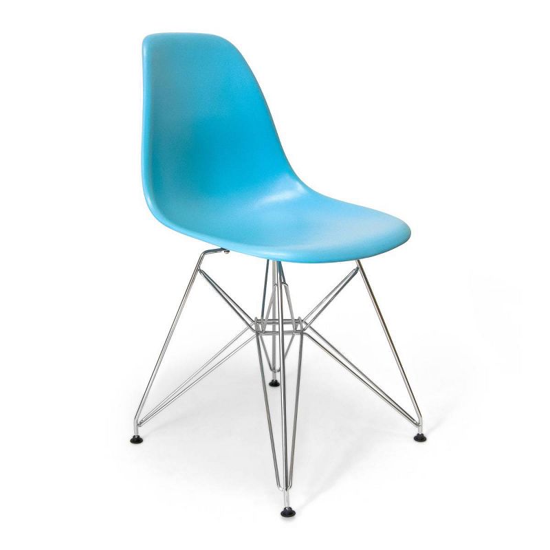 Set of 2 AEON Paris Molded Plastic Chair - Blue
