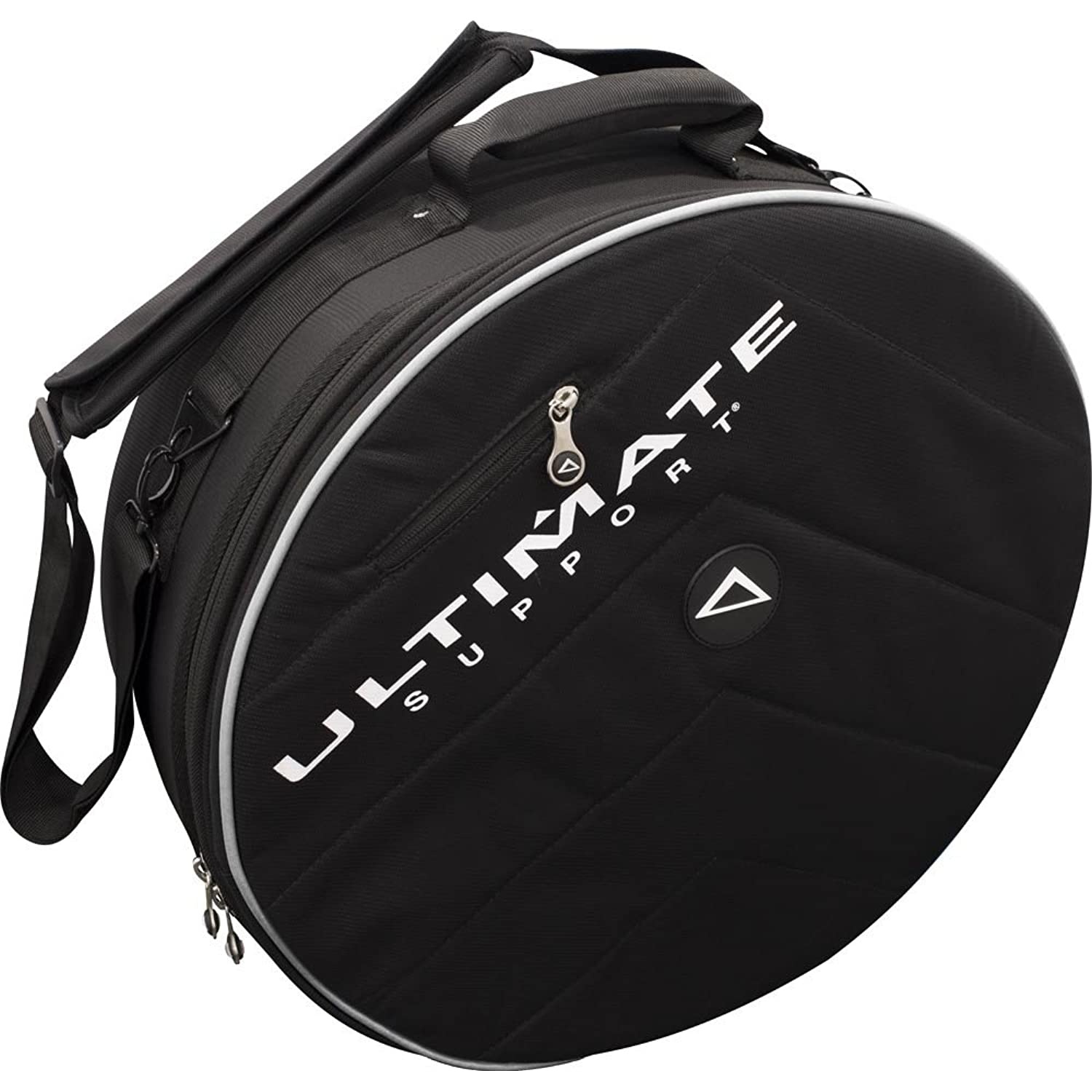 Ultimate Support USHB2-SN-BK Hybrid 2.0 Series Snare Drum Bag with Gray Trim (USHB2-SN-GR)