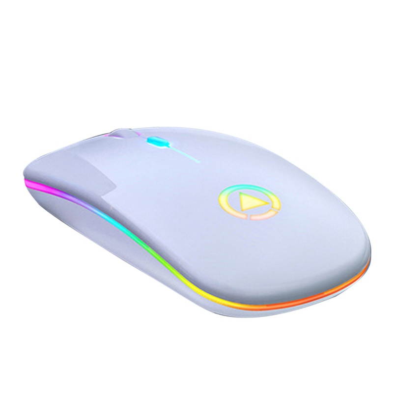 Rechargeable Wireless Silent Colorful LED Mice Optical Ergonomic Gaming Mouse