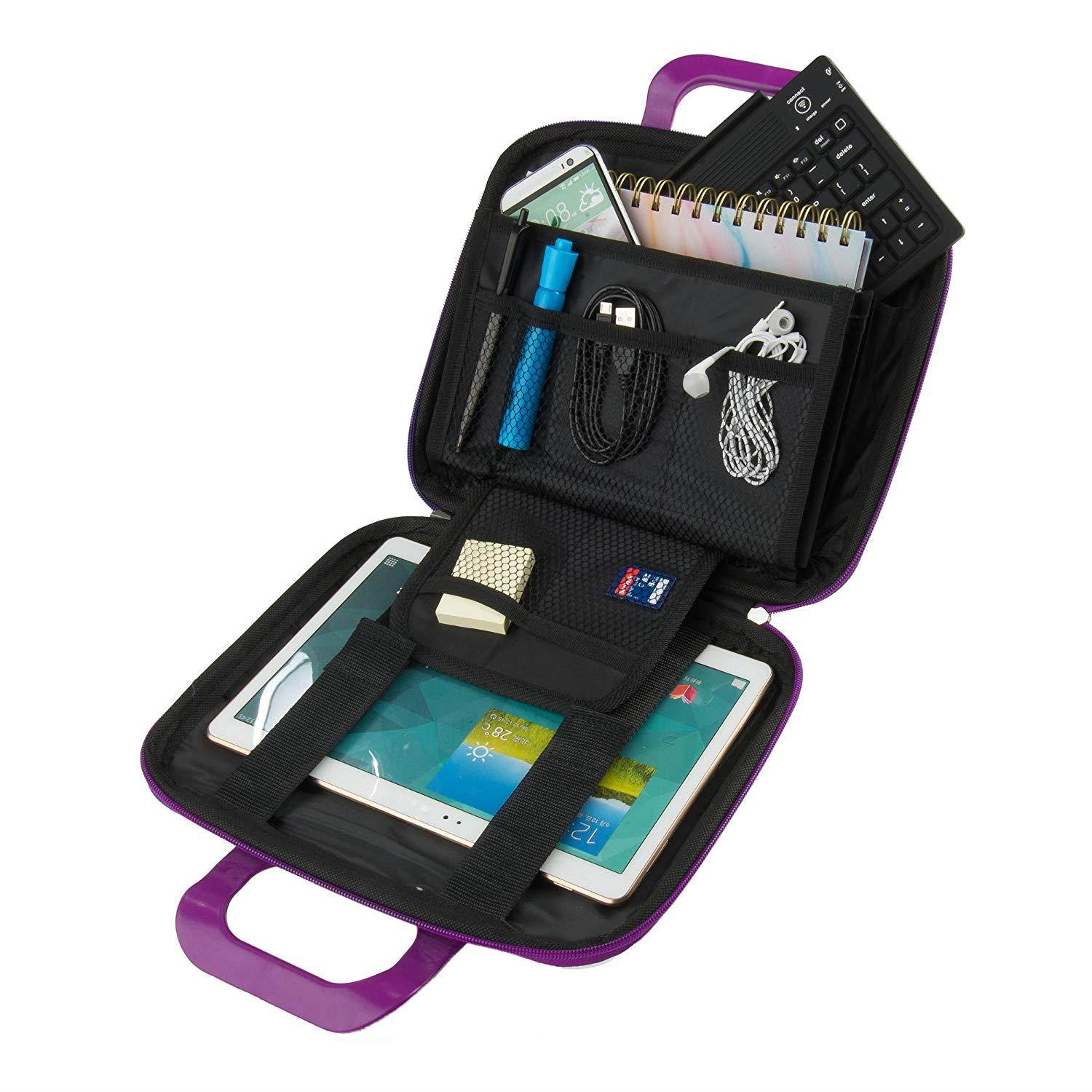 SumacLife Violet Nostalgic Cady Carrying Case Bag for LG G Pad X II/X/II 10.1"