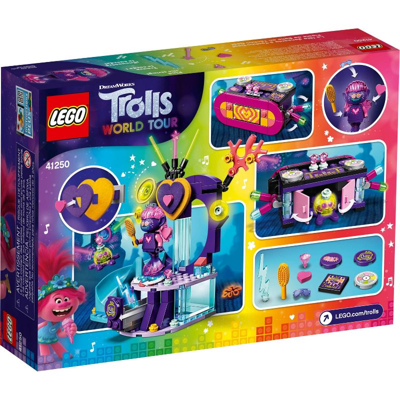 LEGO Trolls World Tour Techno Reef Dance Party Building Kit 41250