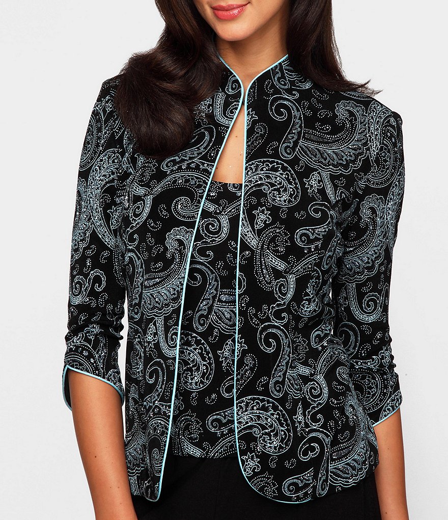 Marina Sequin Lace Round Neck 3/4 Sleeve Sheath Dress