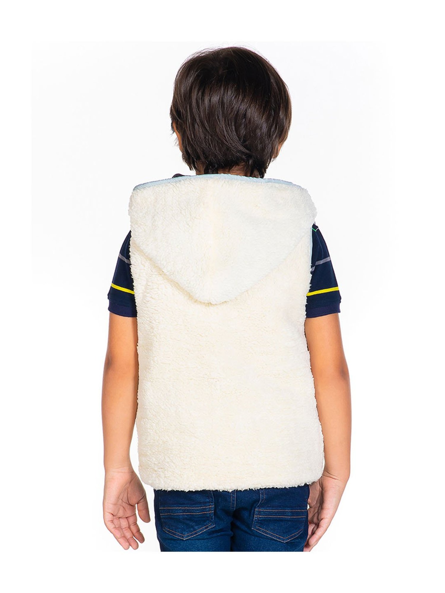 Cherry Crumble by Nitt Hyman Kids Blue Regular Fit Reversible Jacket