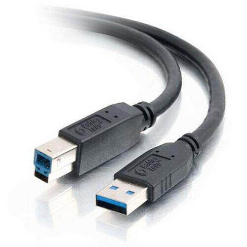 USB 3.0 Cable Type A to B Device 1 Foot PC 1 Ft Male to Male by BattleBorn
