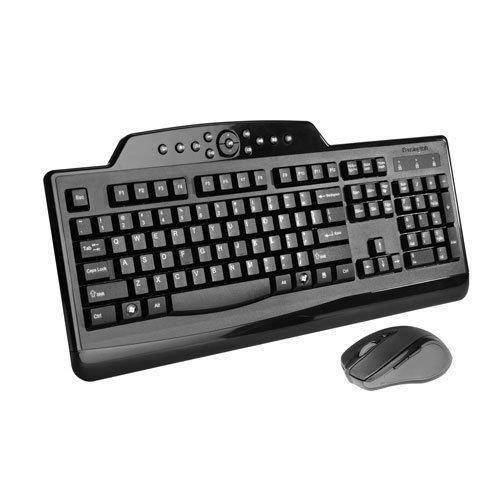 Kensington Pro Fit Wireless Media Desktop Set with Keyboard and Mouse (K72408US)