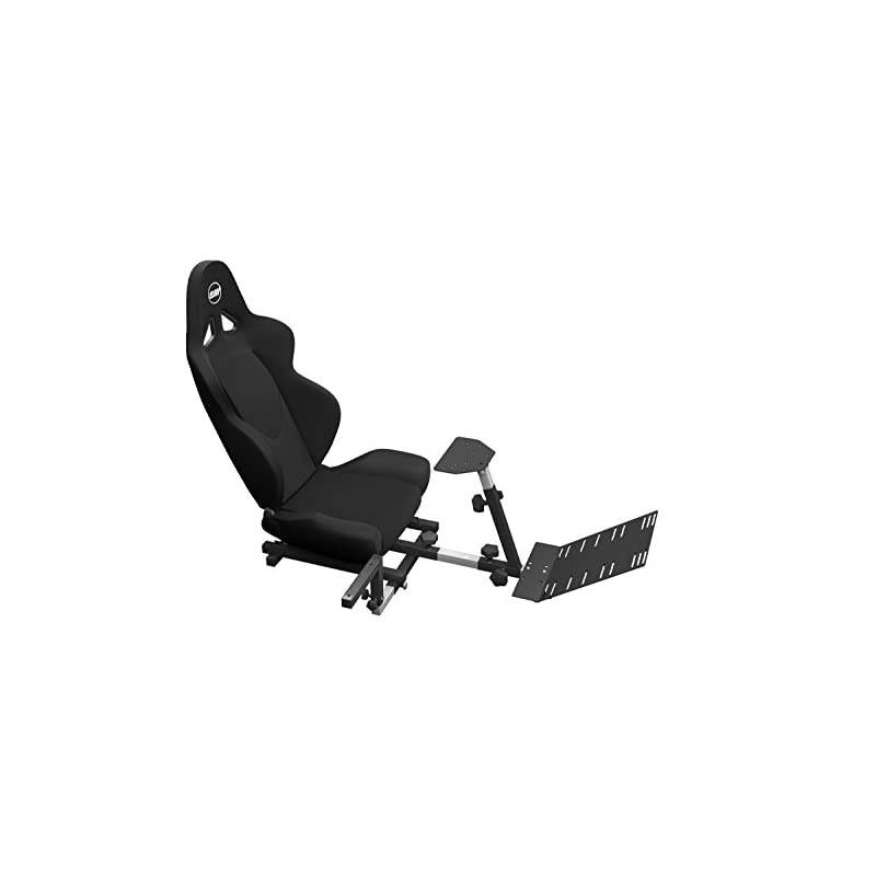 Advanced Racing Seat Driving Simulator Gaming Chair with Gear Shifter Mount (Black)