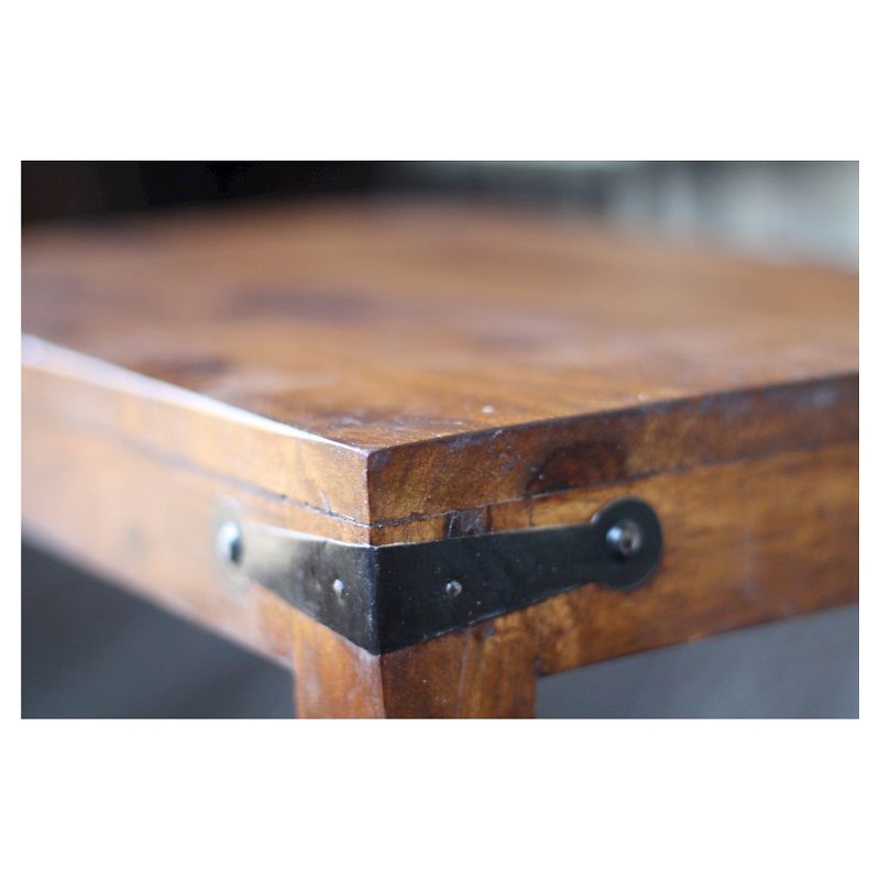 3pc Handcrafted Rustic Nesting Tables Natural - Timbergirl