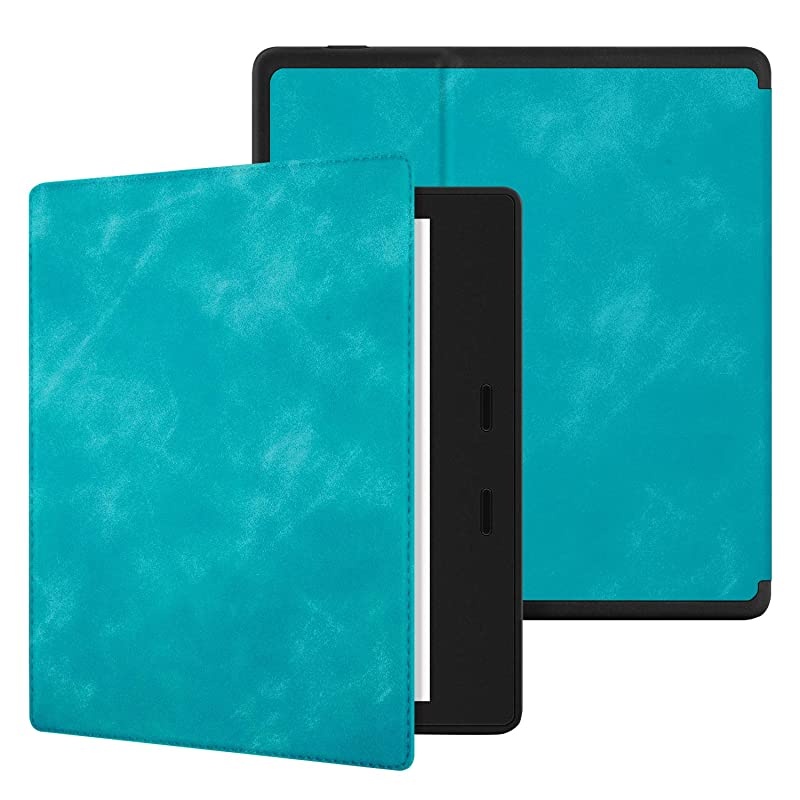 Skin Touch Feeling Case for All-New Kindle Oasis(10th Gen, 2019 Release & 9th Gen, 2017 Release),with Auto Wake/Sleep,New Waterproof 7''Kindle Oasis Cover,Soft Shell Series KO The Dark Gray
