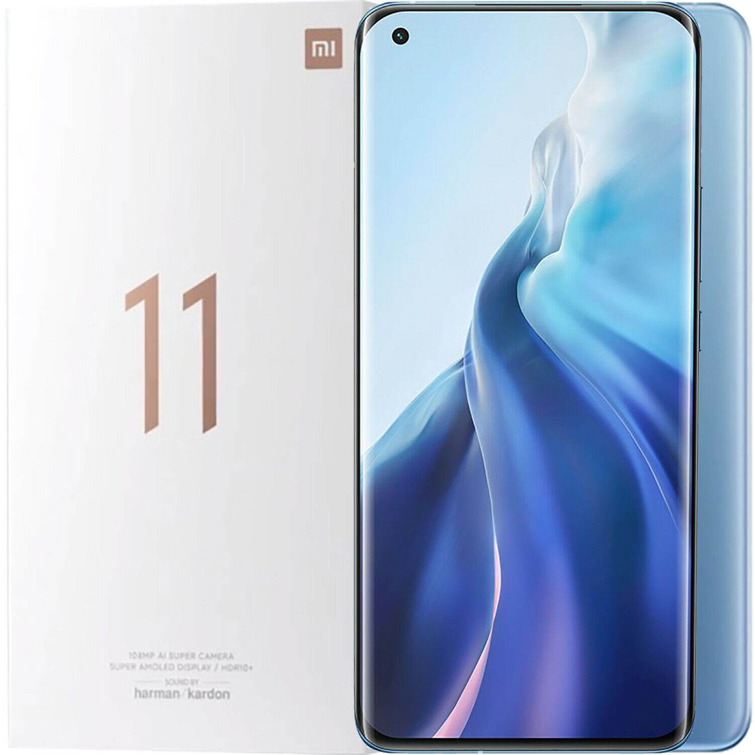 Xiaomi Mi 11 Dual-SIM 256GB ROM + 8GB RAM (GSM Only | No CDMA) Factory Unlocked 5G Smartphone (Blue) - International Version