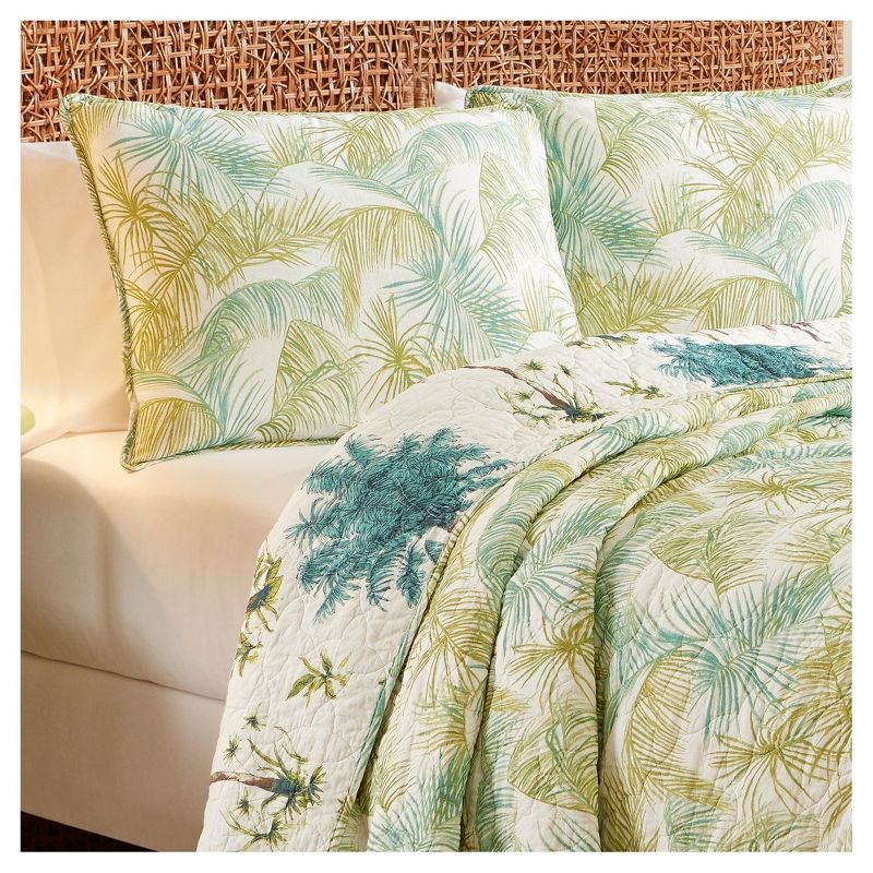 Palm Trees Arcadia Reversible Quilt Set (Twin) 2pc - Vue